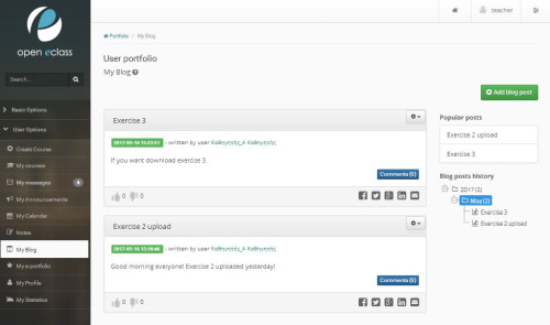 “Μy Blog” list of posts