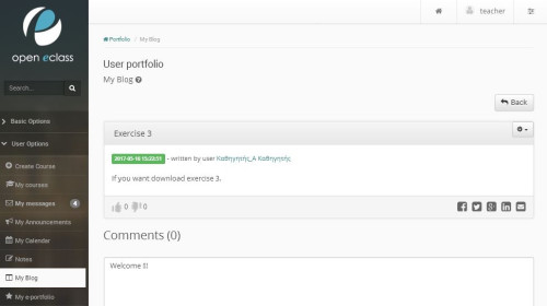 “My blog” Post Comments